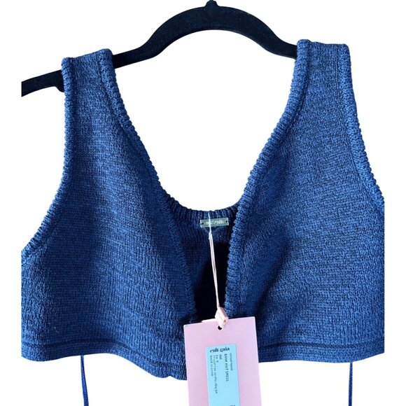 Cult Gaia Bank Embellished Cutout Cotton-Blend Midi Dress Medium New With Tags - Picture 15 of 16